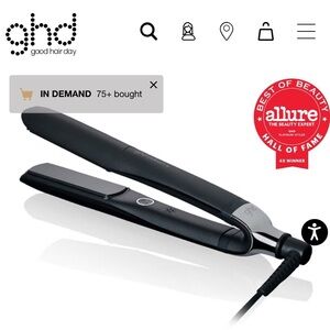 ghd Black Professional Ceramic Hair Straightener